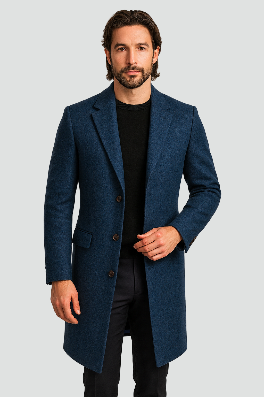 Lysander | Men's Slim Fit Overcoat