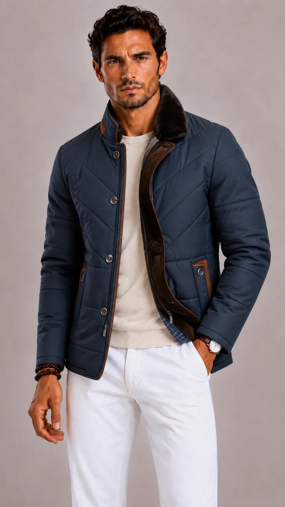 Aaron | Jacket quilted for men