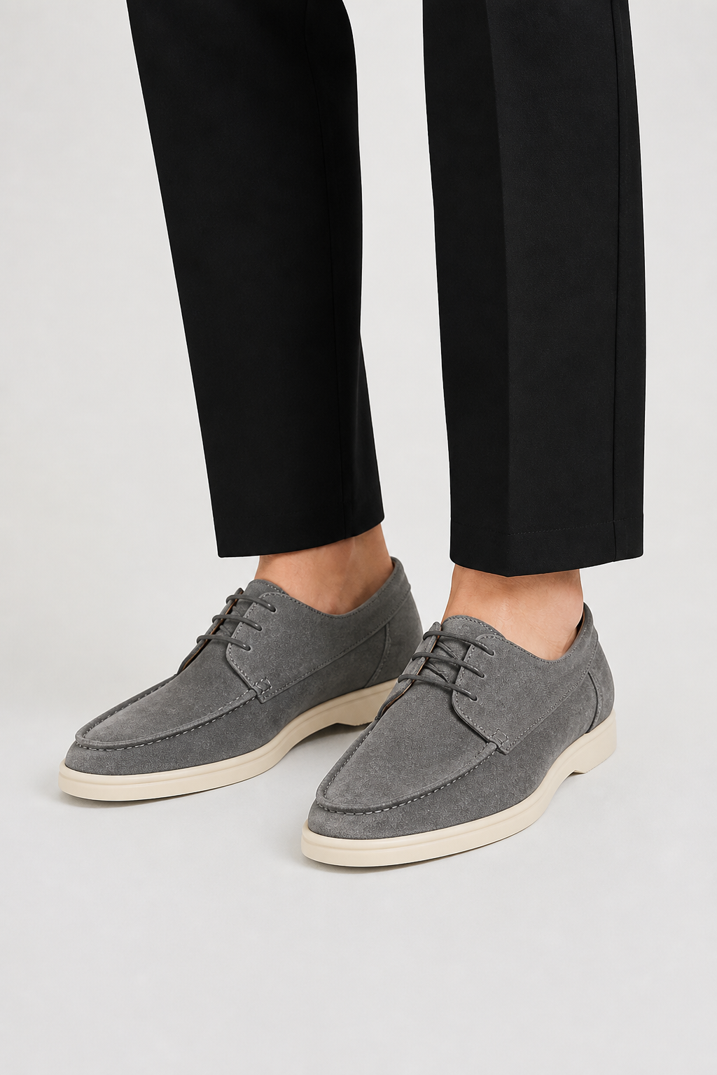 Vaughn | Leather lace-up loafers men