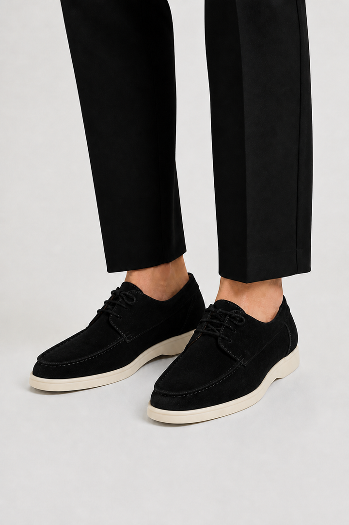 Vaughn | Leather lace-up loafers men