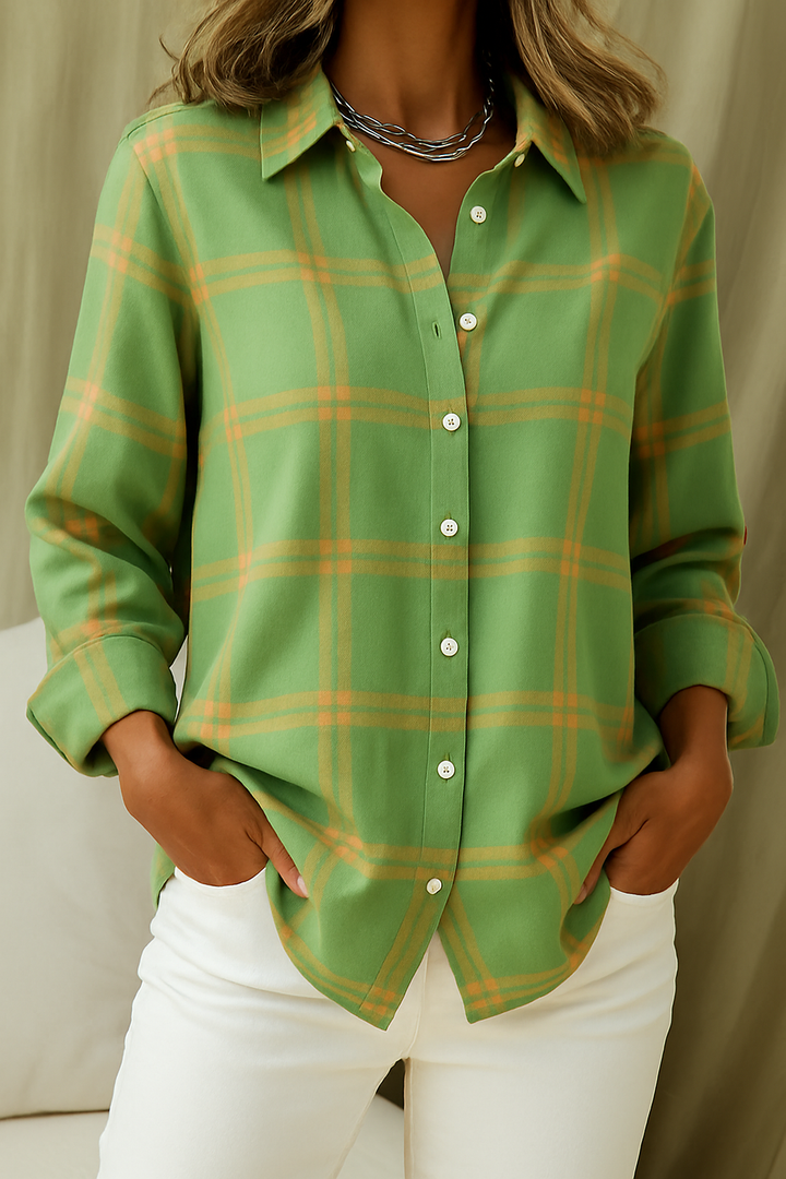 Harper | Classic Plaid Button-Up Shirt