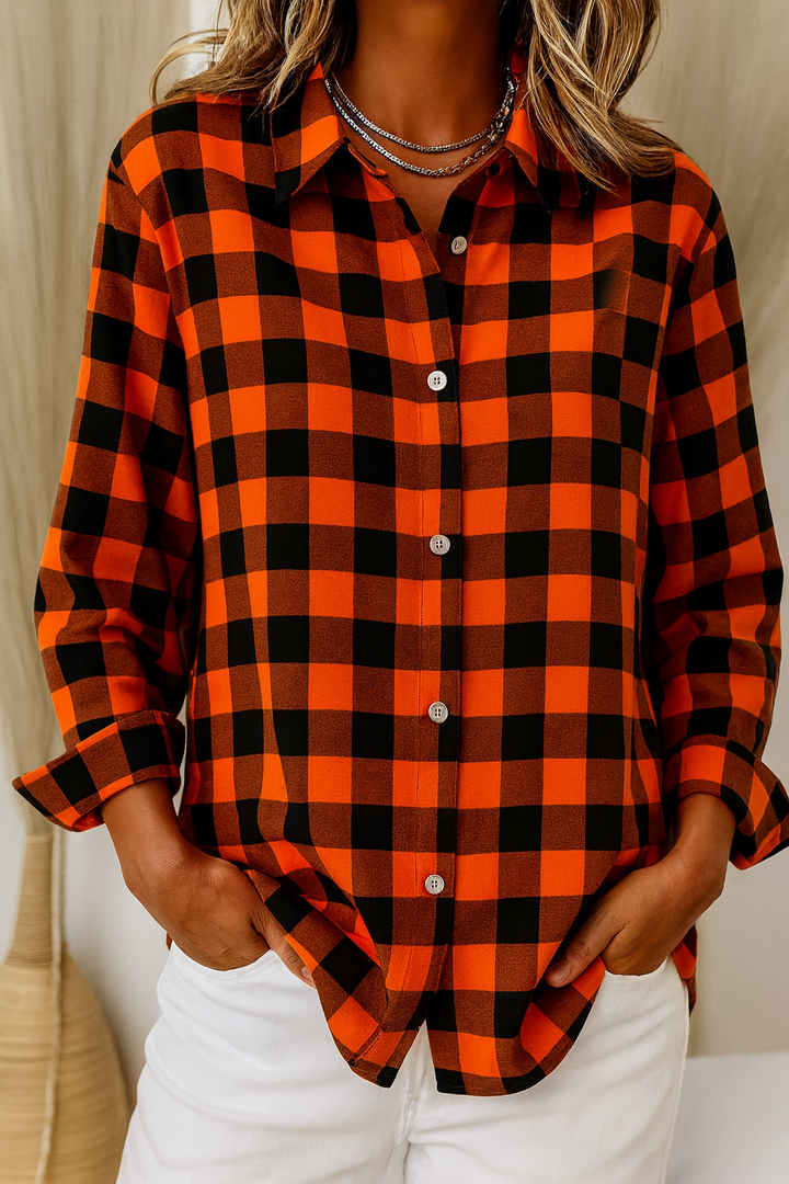 Harper | Classic Plaid Button-Up Shirt