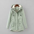 Gianna | Long manteau d’hiver matelassé avec capuche