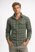 James Plaid Button-Up Shirt