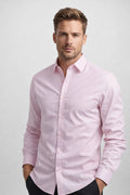 James Slim Fit Pink Dress Shirt