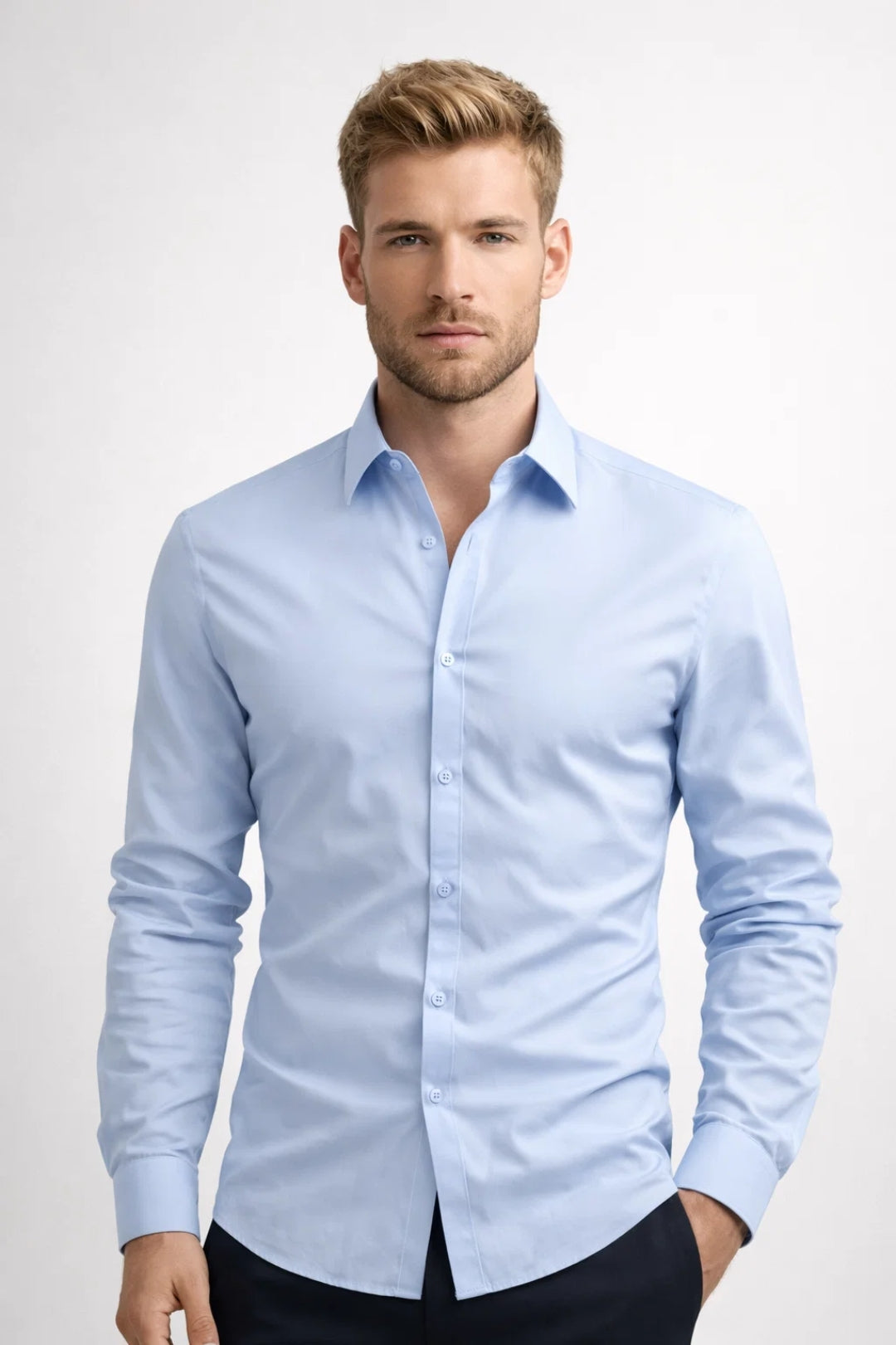 James Slim Fit Pink Dress Shirt