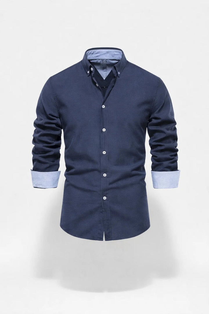 Owen Contrast Button Shirt