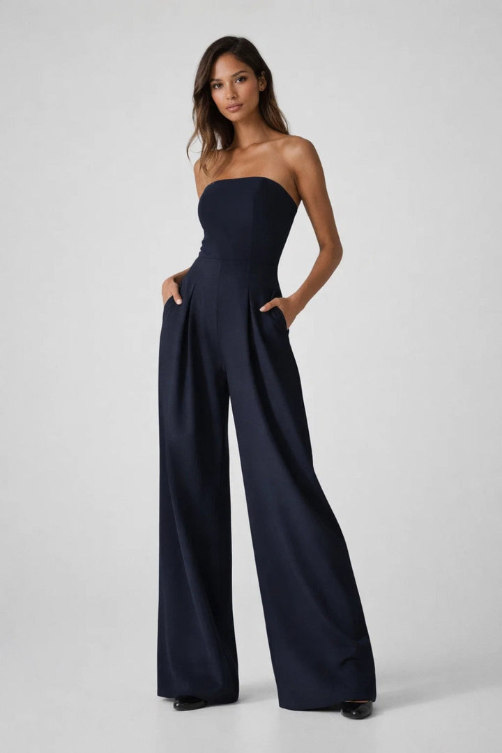 Ruby Strapless Wide Leg Jumpsuit