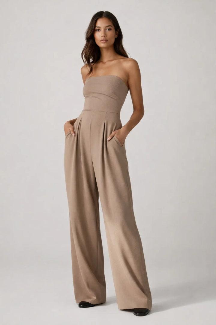 Ruby Strapless Wide Leg Jumpsuit