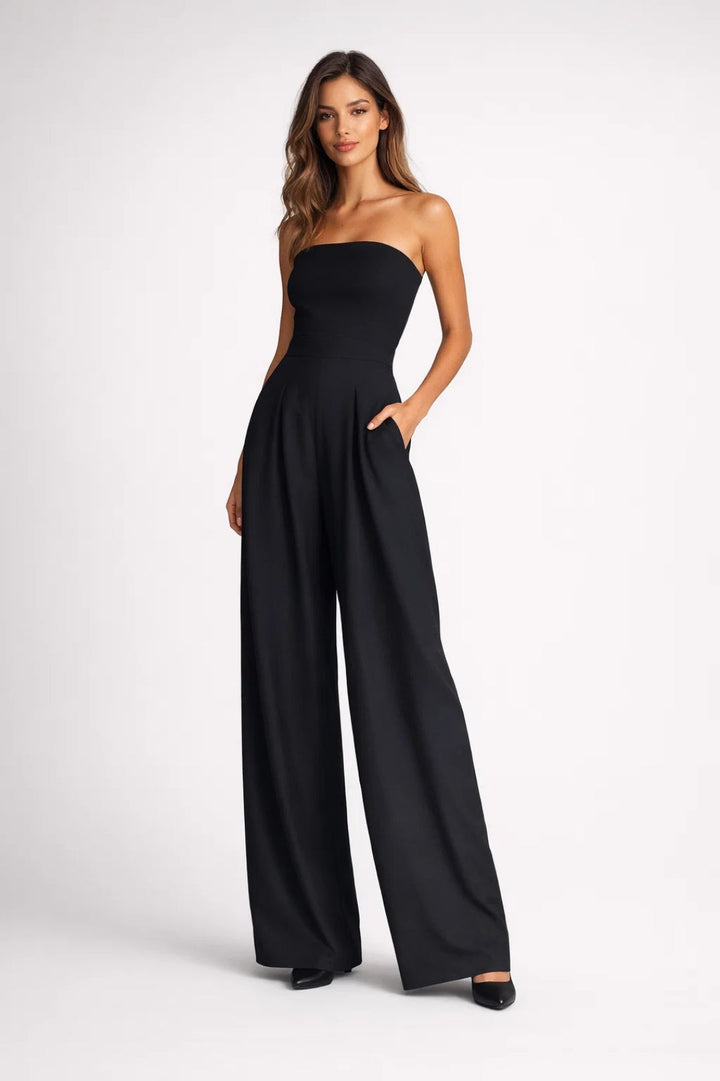 Ruby Strapless Wide Leg Jumpsuit