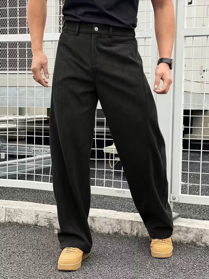 Hazel | Corduroy Straight Leg Trousers