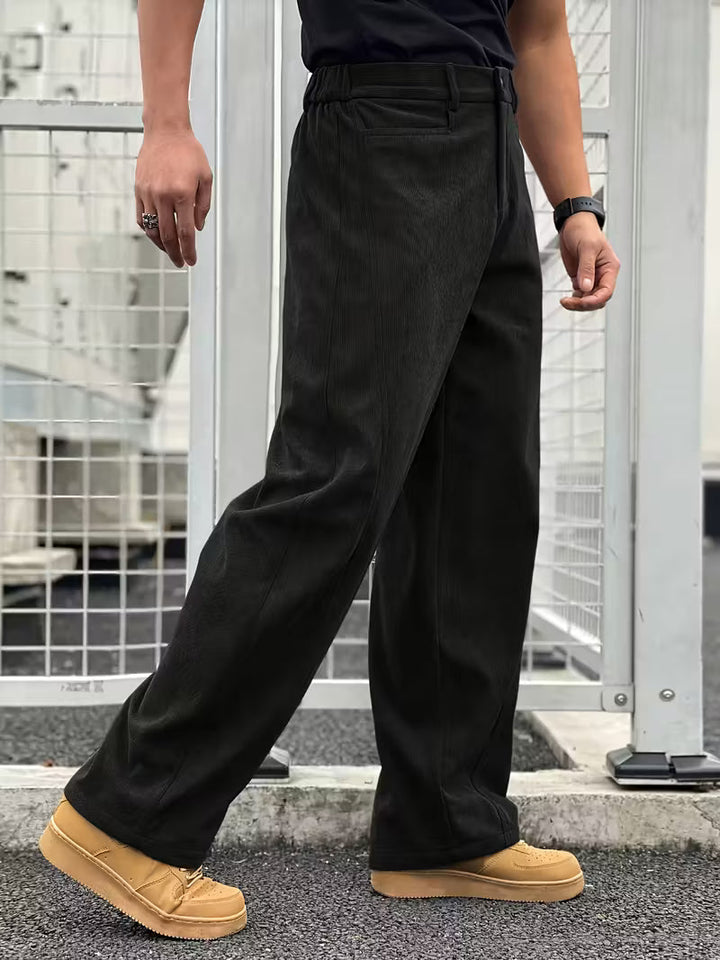 Hazel | Corduroy Straight Leg Trousers
