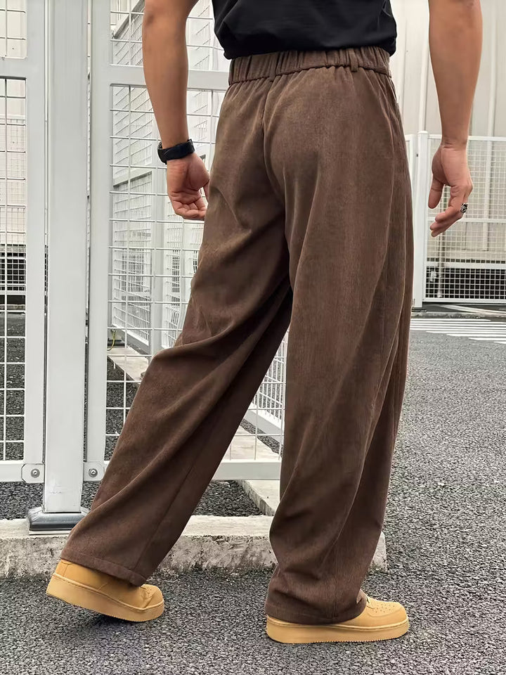 Hazel | Corduroy Straight Leg Trousers