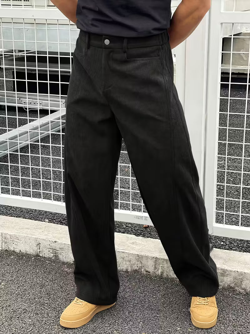 Hazel | Corduroy Straight Leg Trousers