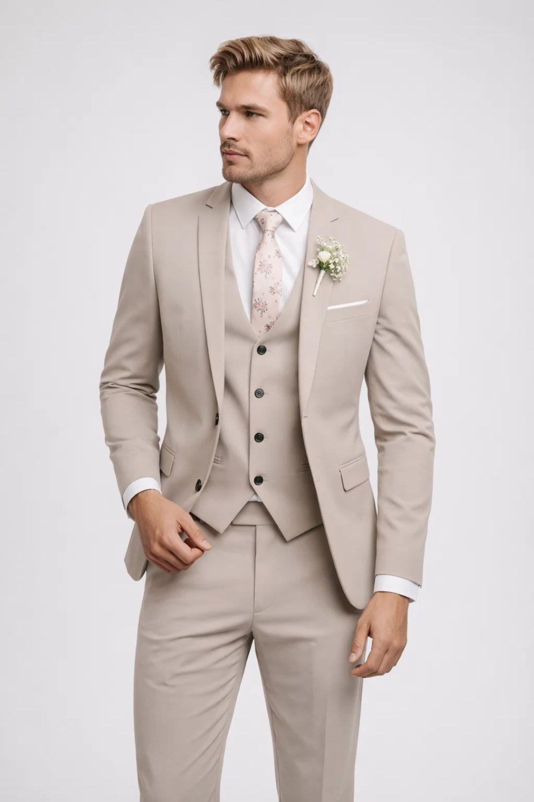 James Slim Fit 3 Piece Suit