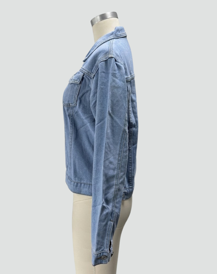 Giselle | Classic Button Denim Jacket