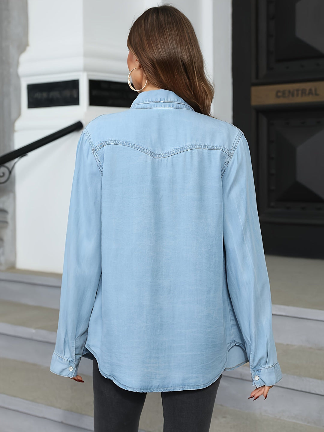 Rowan | Relaxed Denim Layering Shirt