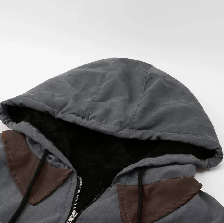 Graham | Rugged Hooded Fleece Utility Jacket