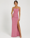 Isabella | Glitter Maxi Evening Dress