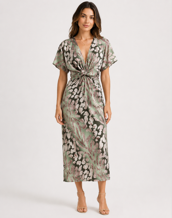 Ella | Women’s Wrap V-Neck Maxi Dress