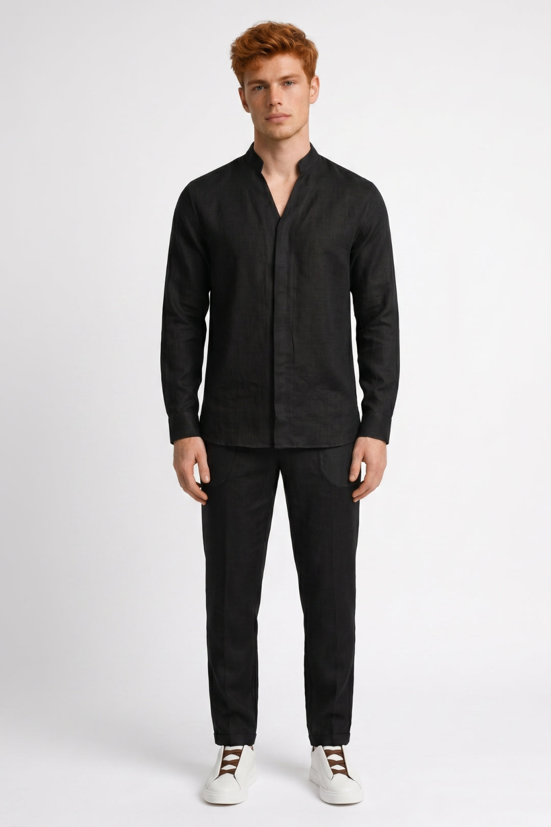 Henry Mandarin Collar Summer Set