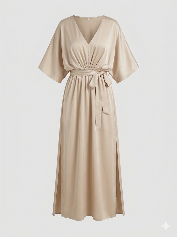 Autumn | Flowy V-Neck Maxi Dress