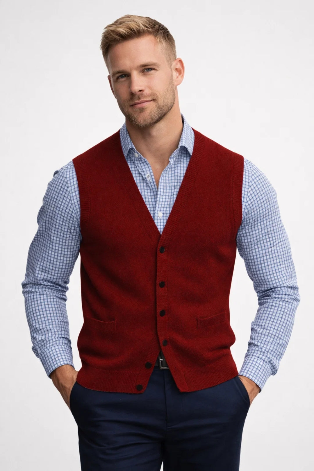 James Slim Fit Suit Vest