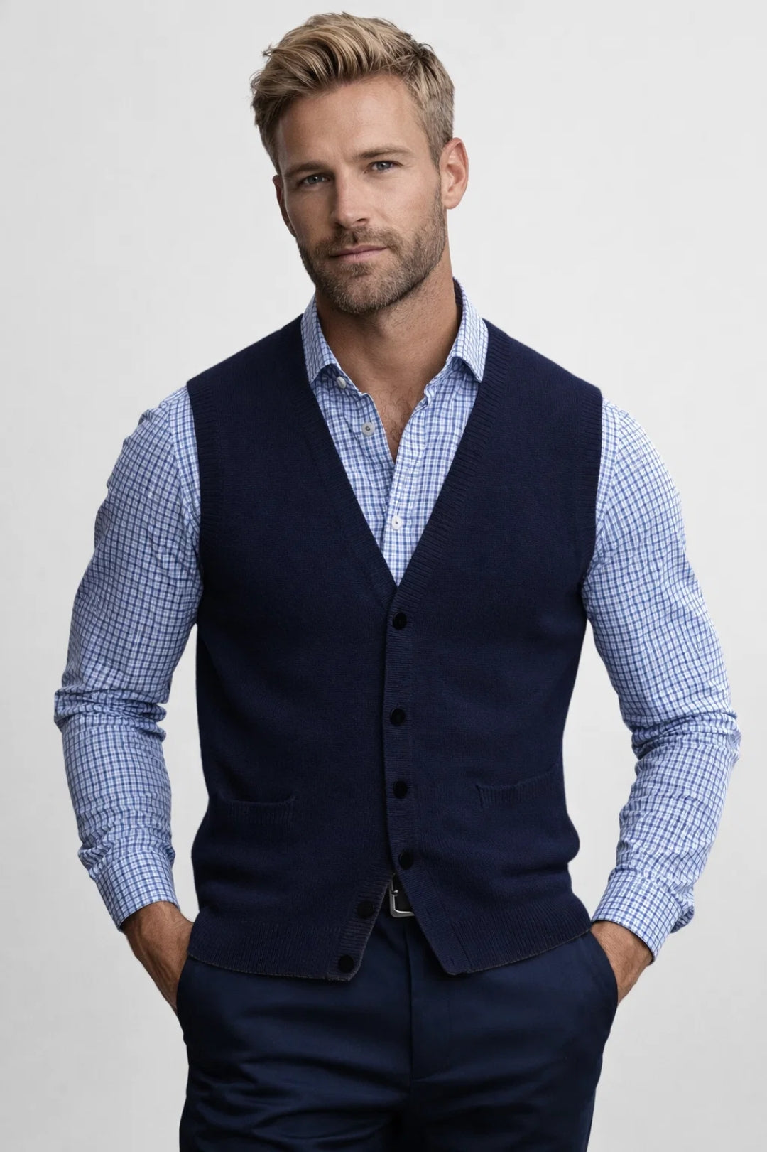 James Slim Fit Suit Vest