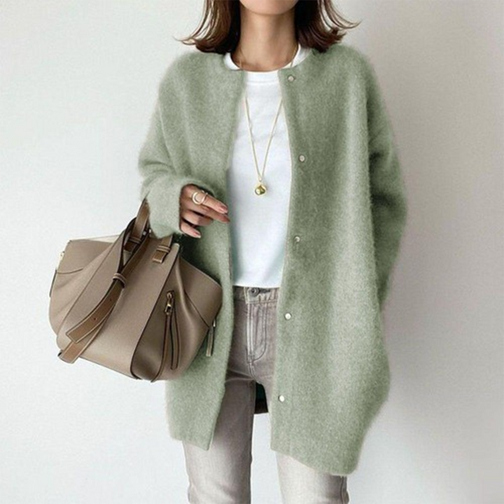 Evelyn | Soft Knit Button Cardigan