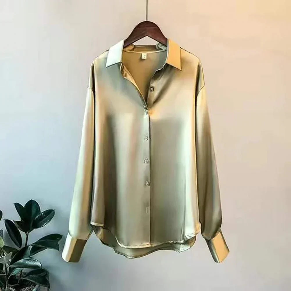 Tallis | Luxury silk blouse women