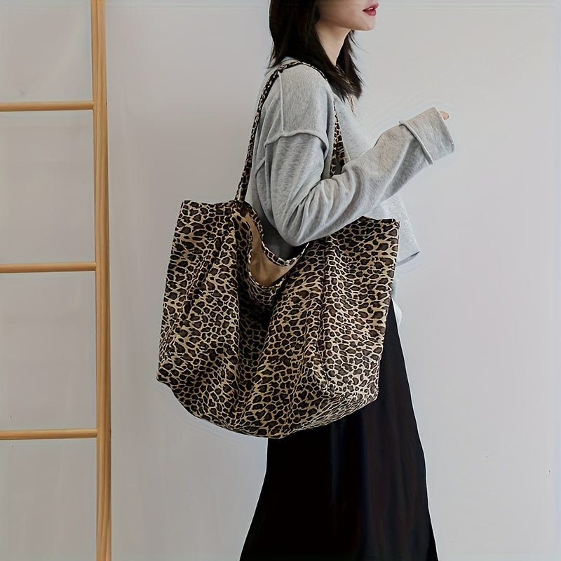 Savannah | Oversized Leopard Everyday Tote