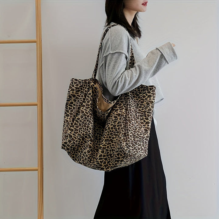 Savannah | Oversized Leopard Everyday Tote