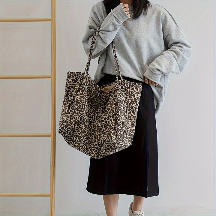 Savannah | Oversized Leopard Everyday Tote