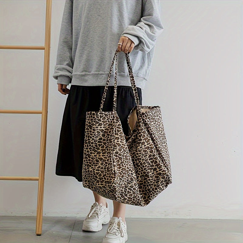 Savannah | Oversized Leopard Everyday Tote