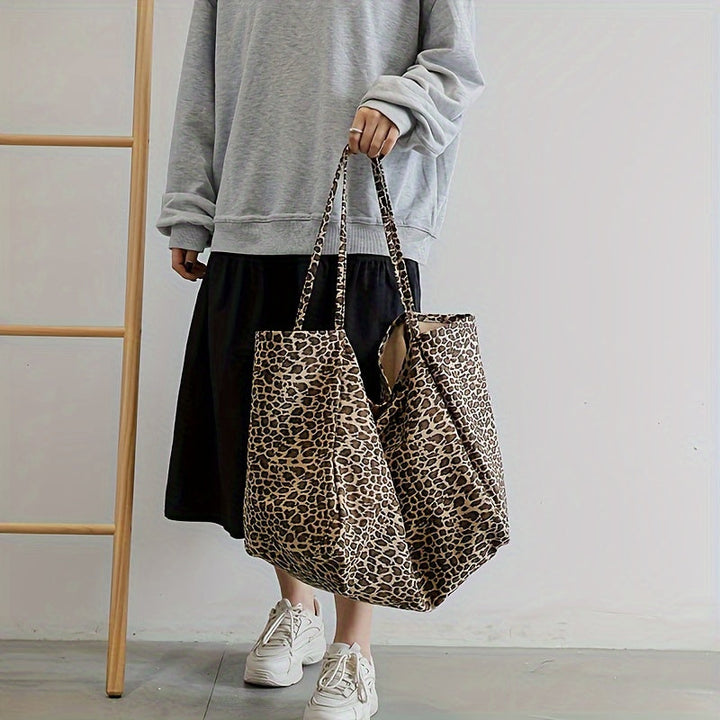 Savannah | Oversized Leopard Everyday Tote