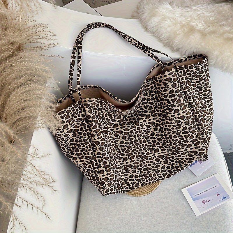 Savannah | Oversized Leopard Everyday Tote