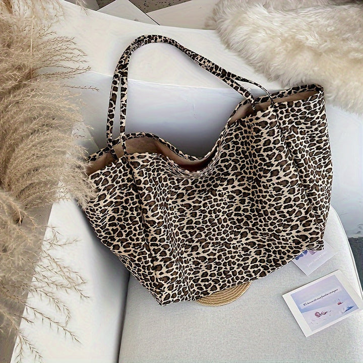Savannah | Oversized Leopard Everyday Tote
