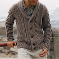 Troy | Shawl collar knit cardigan men