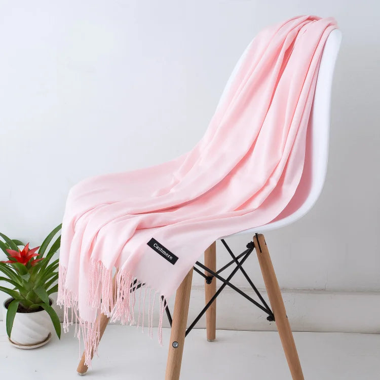Rhett | Cashmere fringe scarf men
