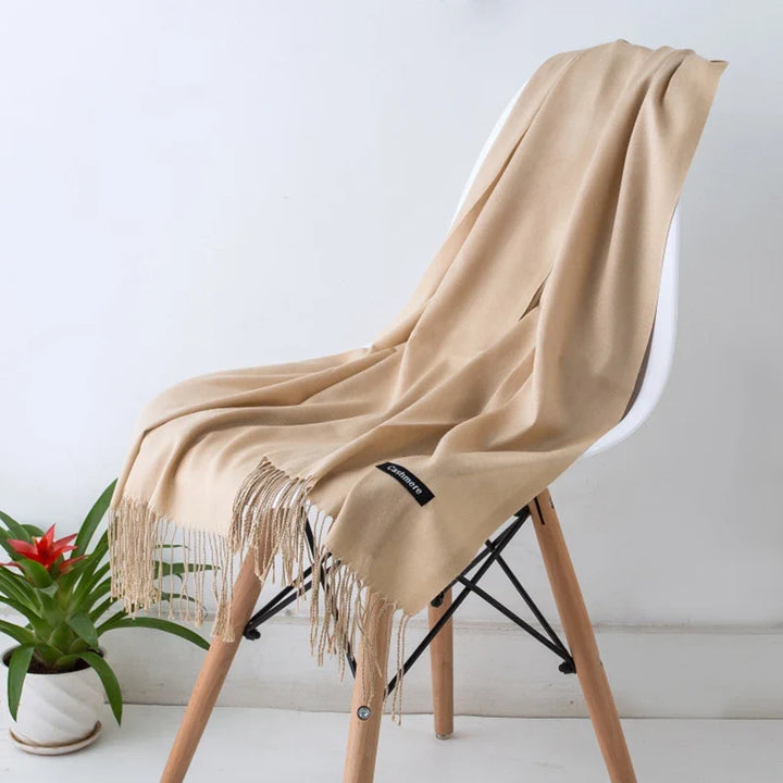 Rhett | Cashmere fringe scarf men