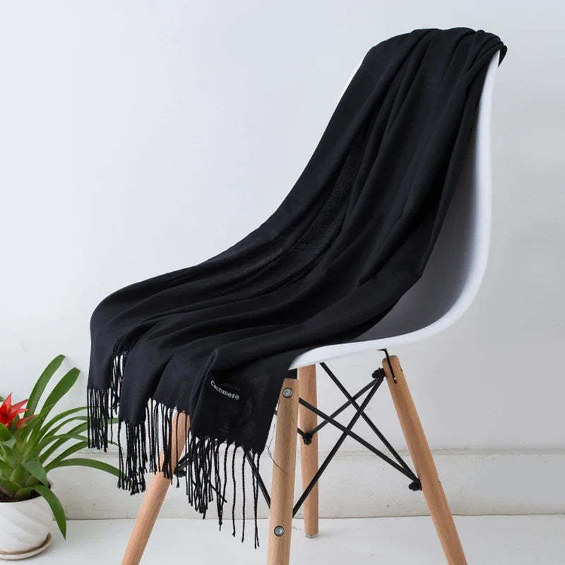 Rhett | Cashmere fringe scarf men