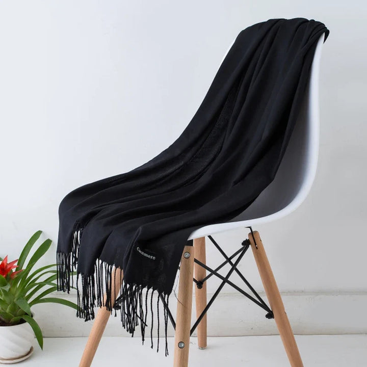 Rhett | Cashmere fringe scarf men