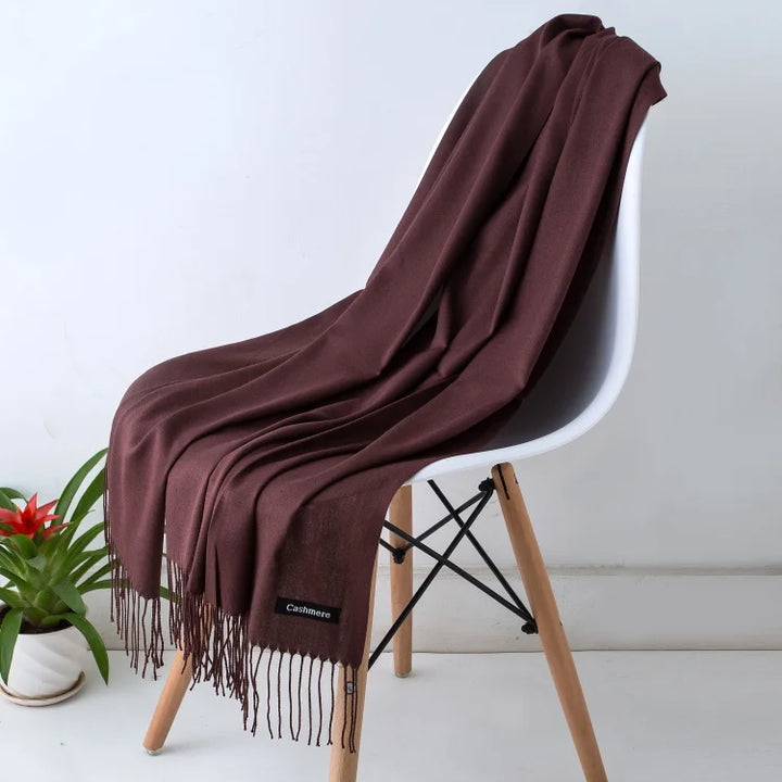 Rhett | Cashmere fringe scarf men