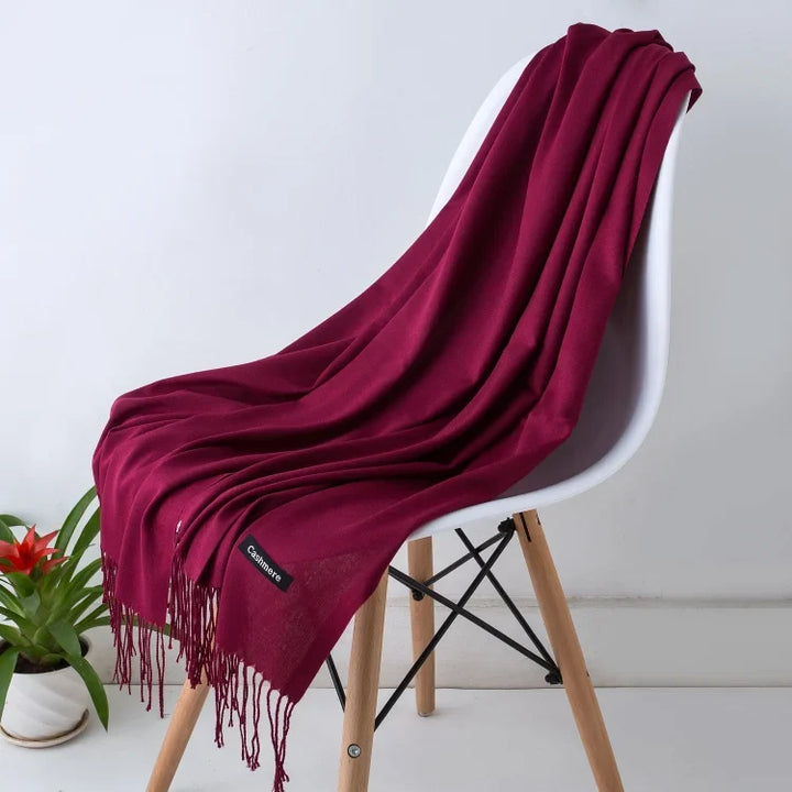 Rhett | Cashmere fringe scarf men
