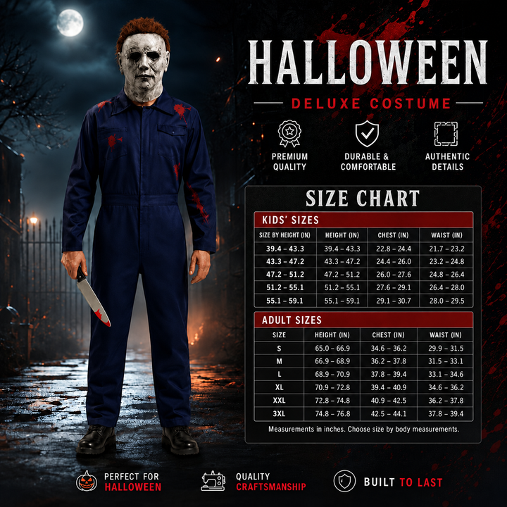 Michael Myers Halloween costume with mask