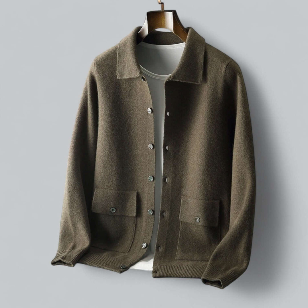 Gideon | Men button-front fall cardigan