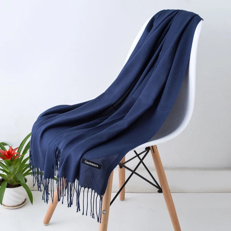 Rhett | Cashmere fringe scarf men