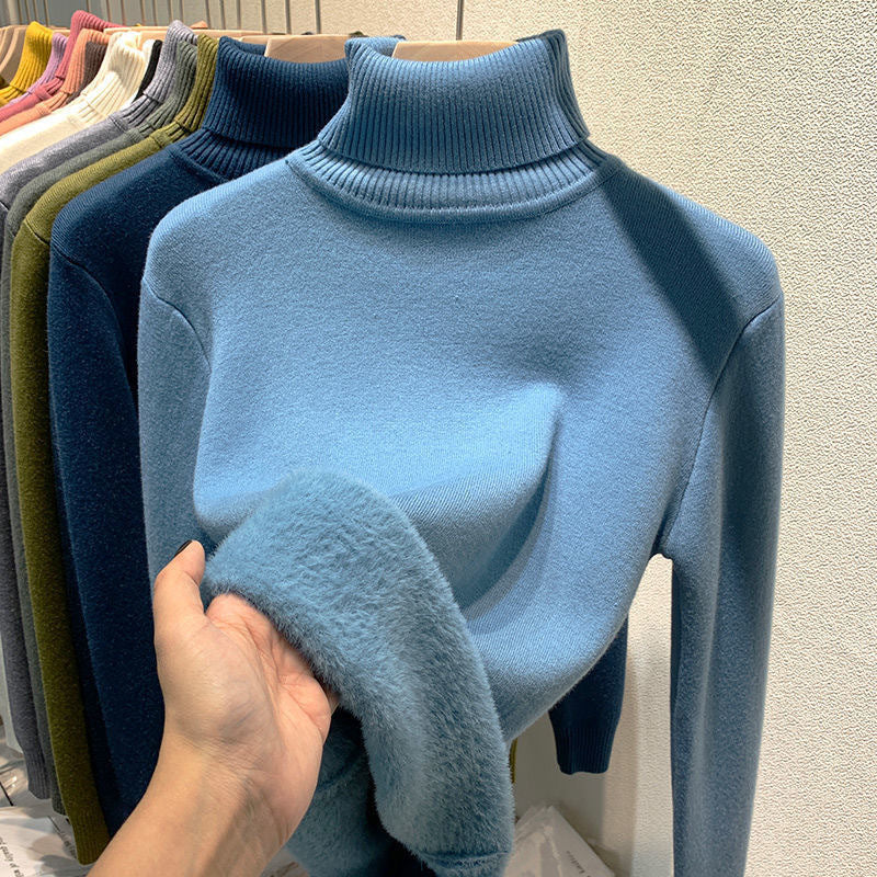 Callista | Thermal Fleece-Lined Knit Turtleneck