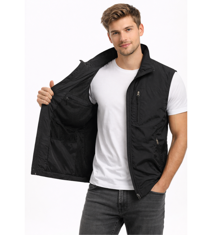 Logan | Men's Lightweight Zip Vest