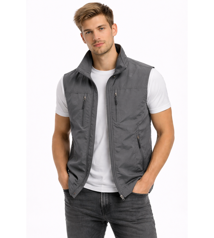 Logan | Men's Lightweight Zip Vest